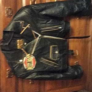 Maziar leather biker jacket